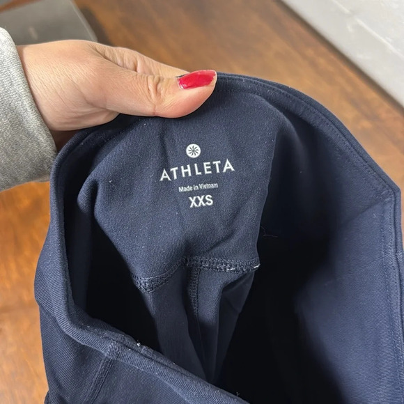 Athleta blue cropped leggings XXS - Picture 4 of 4